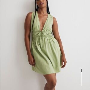 Madewell Sophia Deep-V Mini Dress